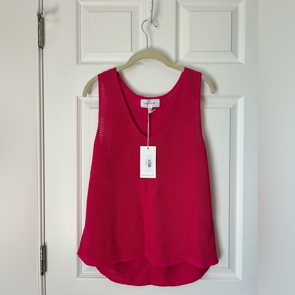 Dear John pink shirt new with tags
